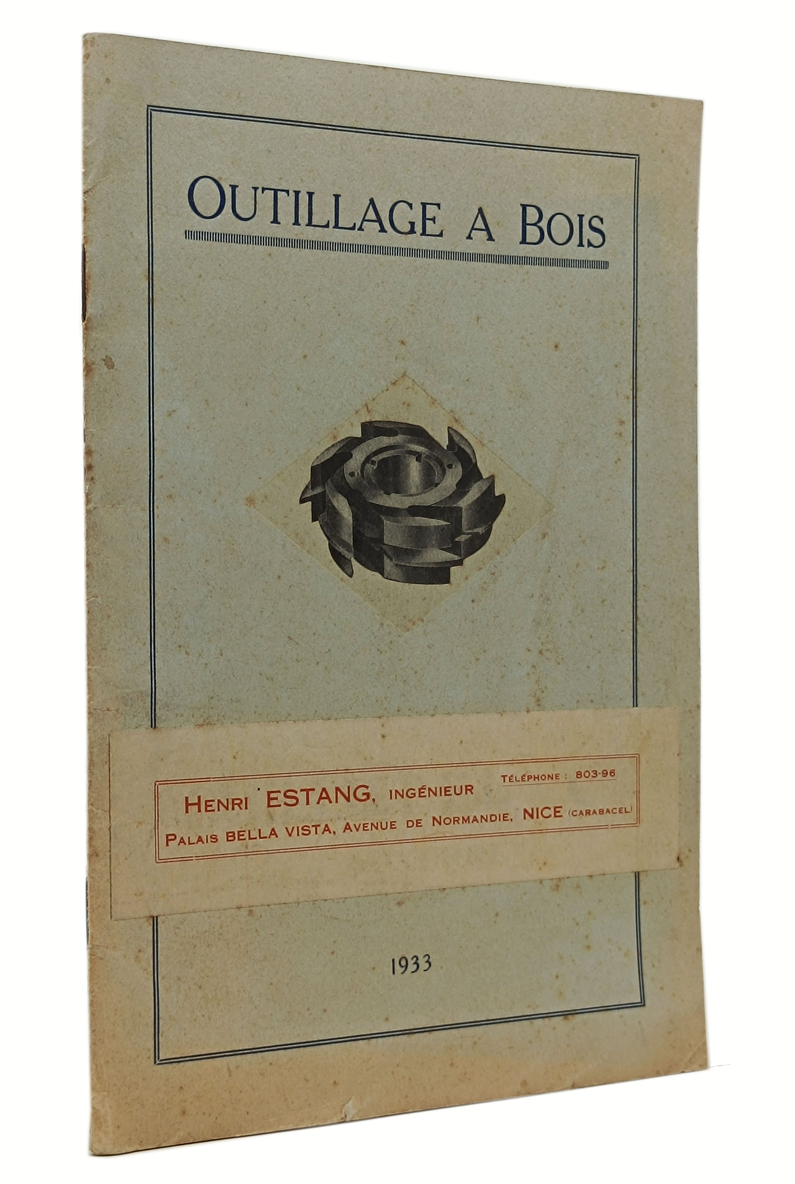 libro OUTILLAGE A BOIS catalogo degli utensili per la lavorazione del legno della GUILLIET FILS & Cie 1933